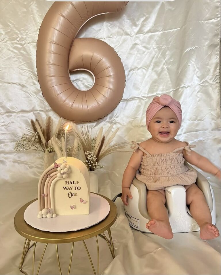 30 6 Month Birthday Cake Ideas Too Sweet To Skip