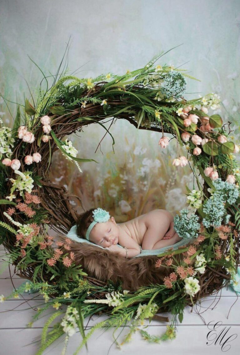 30 Spring Newborn Pictures Ideas Full Of Fresh Charm